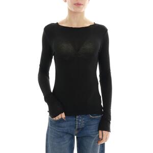 MAGLIETTA MISTO CACHEMIRE NERO